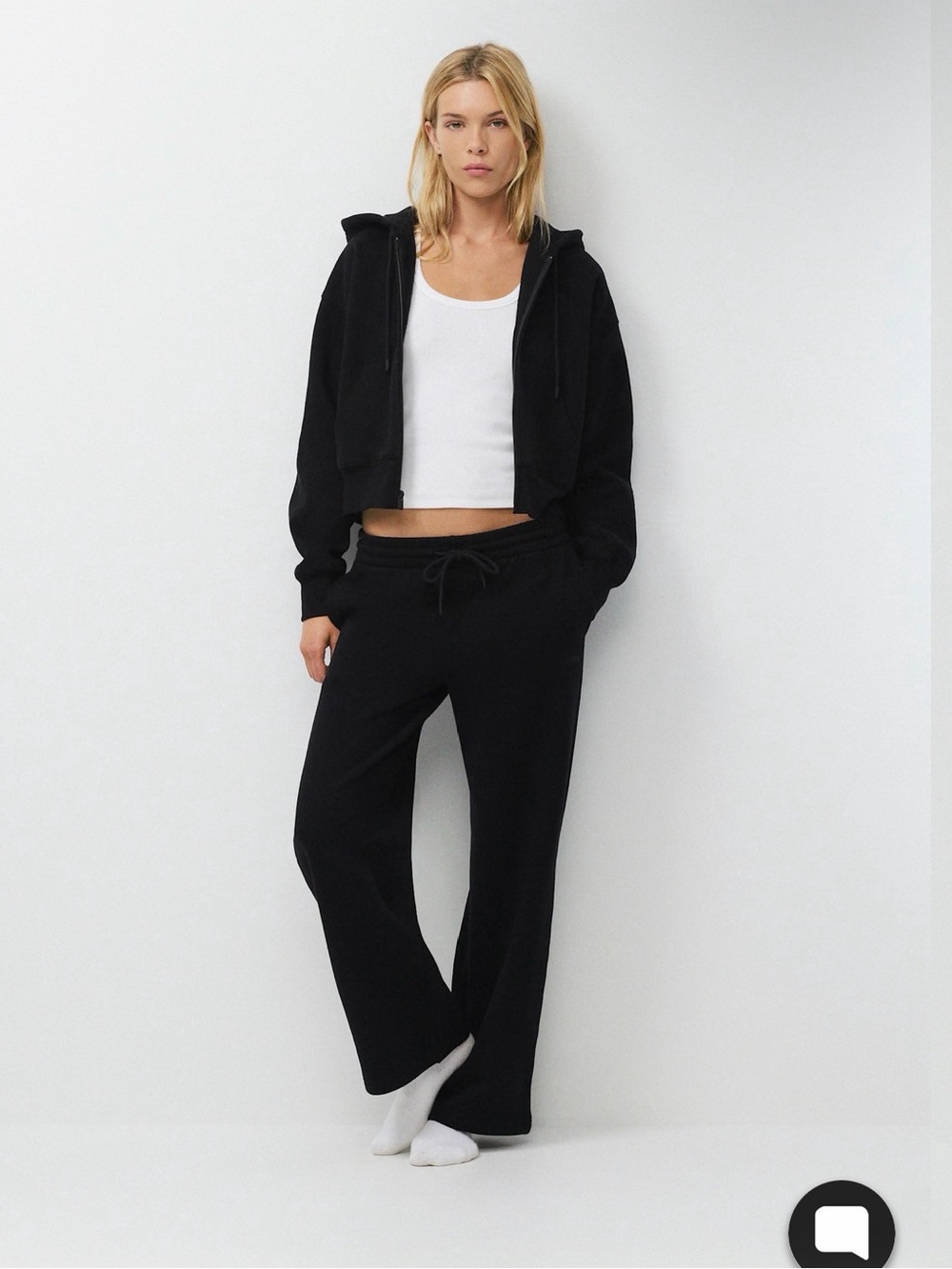 Aritzia Cozy Sweatfleece Boyfriend Wide Sweatpants
